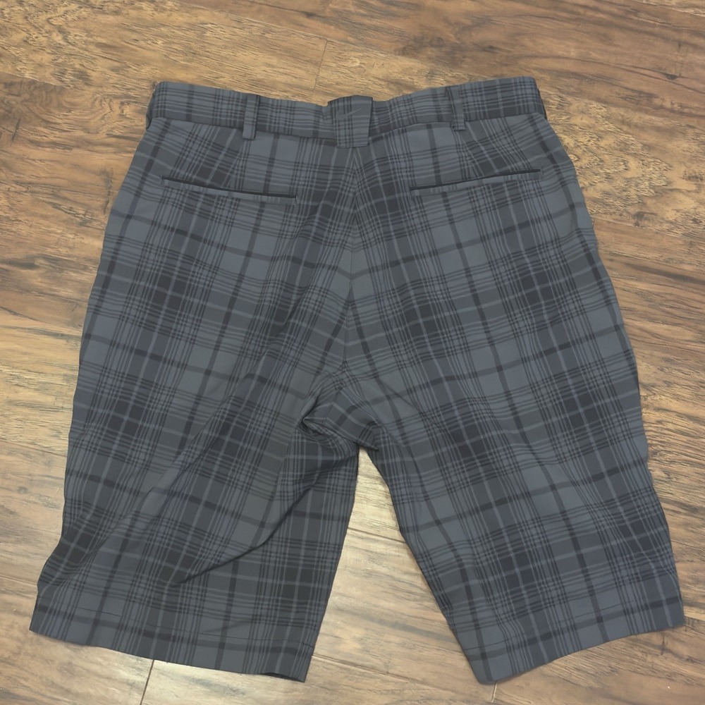 Nike Golf Shorts Dri Fit Tour Performance Plaid Flat‎ Athletic Mens Size 32